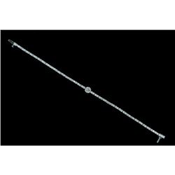 2.8 TCW Ideal Square Cut Diamond Bracelet