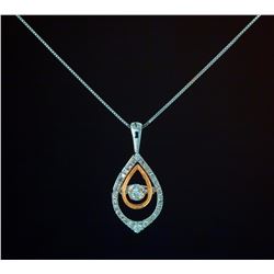 .18 TCW Shimmering Diamond Pendant
