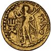 Image 2 : Rare Gold Dinar Coin of Kushan Dynasty of Huvishka of Mao Type.