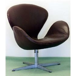 Swan, Arne Jacobsen, Fritz Hansen, brown skin