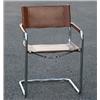 Image 1 : Mart Stam, MS 2, four chairs with brown leath