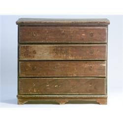 Chest of drawers, c 1850, H 100, W 108.