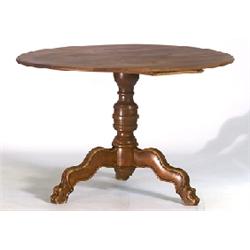 Centre table, elm, 1850-1900, H 75.