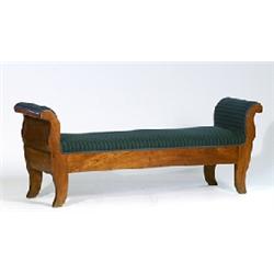 Bench, oak, 1800-1850, H 68, W 180.