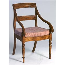 Arm chair, elm, 1800-1850, H 89.