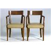 Image 1 : Arm chairs, set of 6 + 1chair, mahogany, c 19