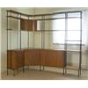 Image 1 : Bookshelf, 4 sections, teak, c 1960, H 190.