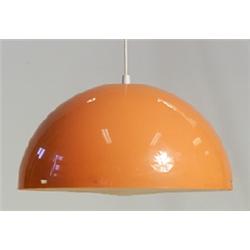 Ceiling lamp, plastic, label Nafa, H 30, diam