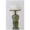 Image 1 : Table lamp, patinated-bronz,, c 1920, H43.