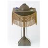 Image 1 : Table lamp, copper/iron, c 1910, H 57.