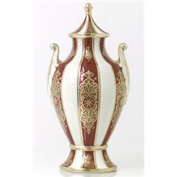 Urn with cover,  H 46, sign. Koenigszelt Germ