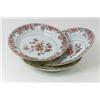 Image 1 : Plates, three, Chinese porcelain, Famille ros