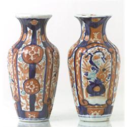 Vases, pair, Imari, China, H 21.