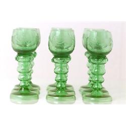 Wine glasses, set of  9.