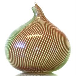 Glassculpture, Hertha Bengtson, H 18, sign. R