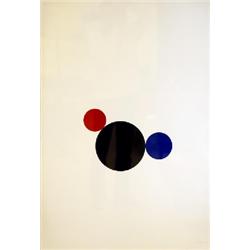 Colourlithography, 111x76, Joel Shapiro, sign