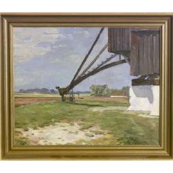 Oil on canvas, Einar Bager, 38x46, sign. E Ba