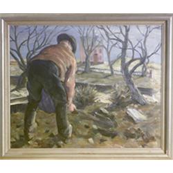 Oil on canvas, Gustaf Magnusson, 60x73, sign.