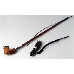 Pipes, two, 1850-1900, L 43-89.