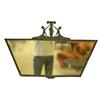 Image 1 : Mirror, tin, H 51, minor damage.