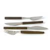 Image 1 : Cutlery, 41 pieces, stainless steel/palisande