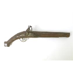 Pistol, percussion, 1850-1900, L 43, slightly