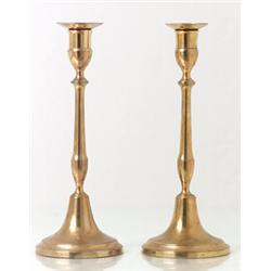 Chandeliers, pair, brass, No 9, 18/1900, H 28