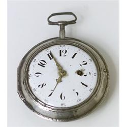 Pocket watch, diam 7, 1850-1900, worn, glass