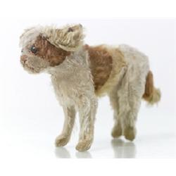 Dog, Steiff, c 1910, H 15, worn.