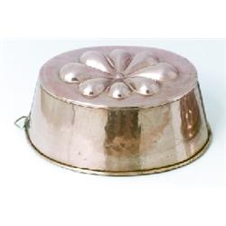 Aspic mould, copper, 18/1900, L 27.