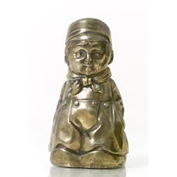 Money-box, brass, H 11.