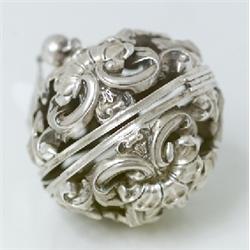 Yarn holder, silver, , diam. 7.