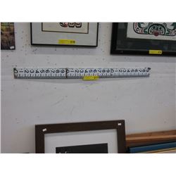 Vintage Canadian Government Metal Ruler
