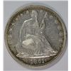 Image 1 : 1861 SEATED LIBERTY HALF DOLLAR AU+