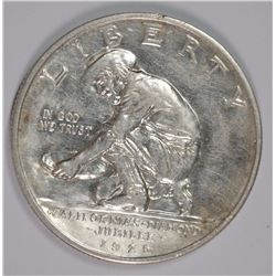 1925-S CALIFORNIA COMMEMORATIVE HALF DOLLAR, AU/BU   has some spots