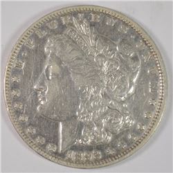 1893-O MORGAN SILVER DOLLAR, AU  KEY DATE!