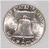 Image 3 : 1950 FRANKLIN HALF DOLLAR, PCI GEM BU FBL