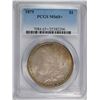 Image 1 : 1879 MORGAN SILVER DOLLAR, PCGS MS-65+