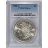 Image 1 : 1881-S MORGAN DOLLAR PCGS MS-64+