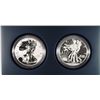 Image 2 : 2013-W WEST POINT AMERICAN SILVER EAGLE TWO COIN SET IN ORIGINAL PACKAGING