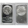 Image 1 : LOT OF ( 2 ) 5 OUNCE .999 SILVER BARS ( SILVERTOWNE )