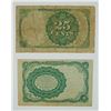 Image 2 : FRACTIONAL CURRENCY: 1874 TEN CENT & 1874 25 CENT