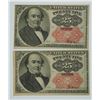 Image 1 : FRACTIONAL CURRENCY: 2- 1874 25 CENT