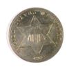Image 1 : 1860 THREE CENT SILVER, AU NICE COLOR