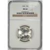 Image 1 : 1945 WASHINGTON QUARTER, NGC MS-66  BLAST WHITE!