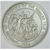 Image 1 : 1893 COLUMBIAN EXPO CHICAGO WORLDS FAIR TOKEN