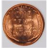 Image 3 : 1954-S LINCOLN CENT, TDCS GRADED SUPERB GEM BU  RED