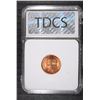 Image 4 : 1954-S LINCOLN CENT, TDCS GRADED SUPERB GEM BU  RED