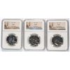 Image 1 : LOT OF ( 3 ) 1962 FRANKLIN HALF DOLLARS, NGC PROOF-66