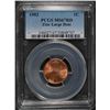 Image 1 : 1982 LARGE DATE LINCOLN CENT ( ZINC ) PCGS MS-67 RED